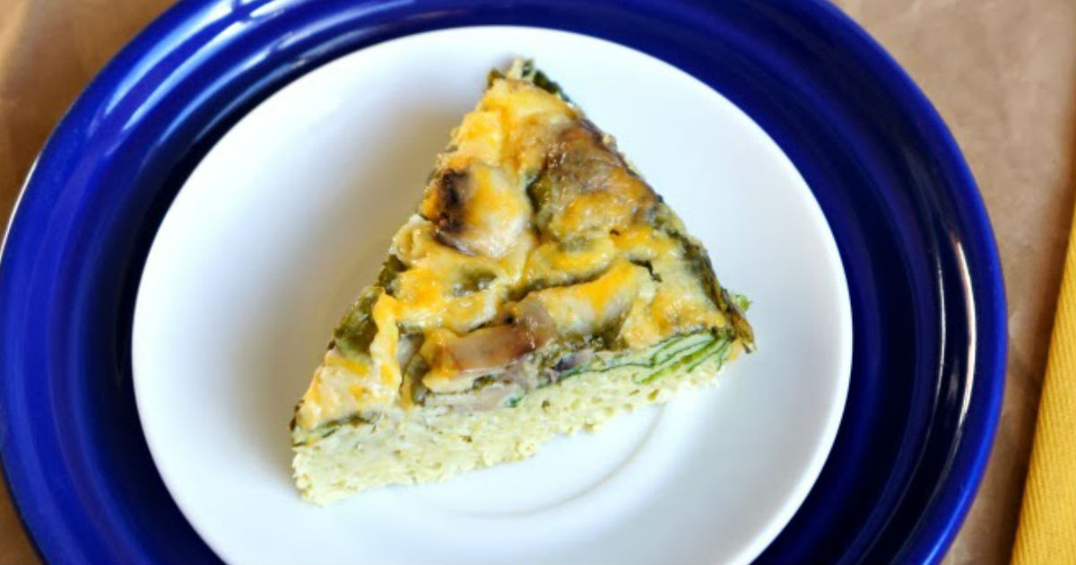 Spinach and Mushroom Frittata