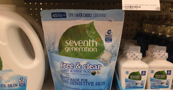 7th Creation Laundry Packs at Aim for $6.39 with picture regarding Seventh Generation Printable Coupons titled 7th Creation Laundry Packs at Emphasis for $6.39 with