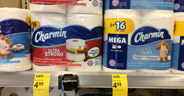 Charmin Mega Rolls at Walgreens for $1 