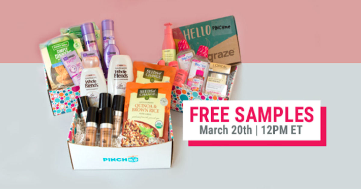 Free PINCHme Samples on 3/20