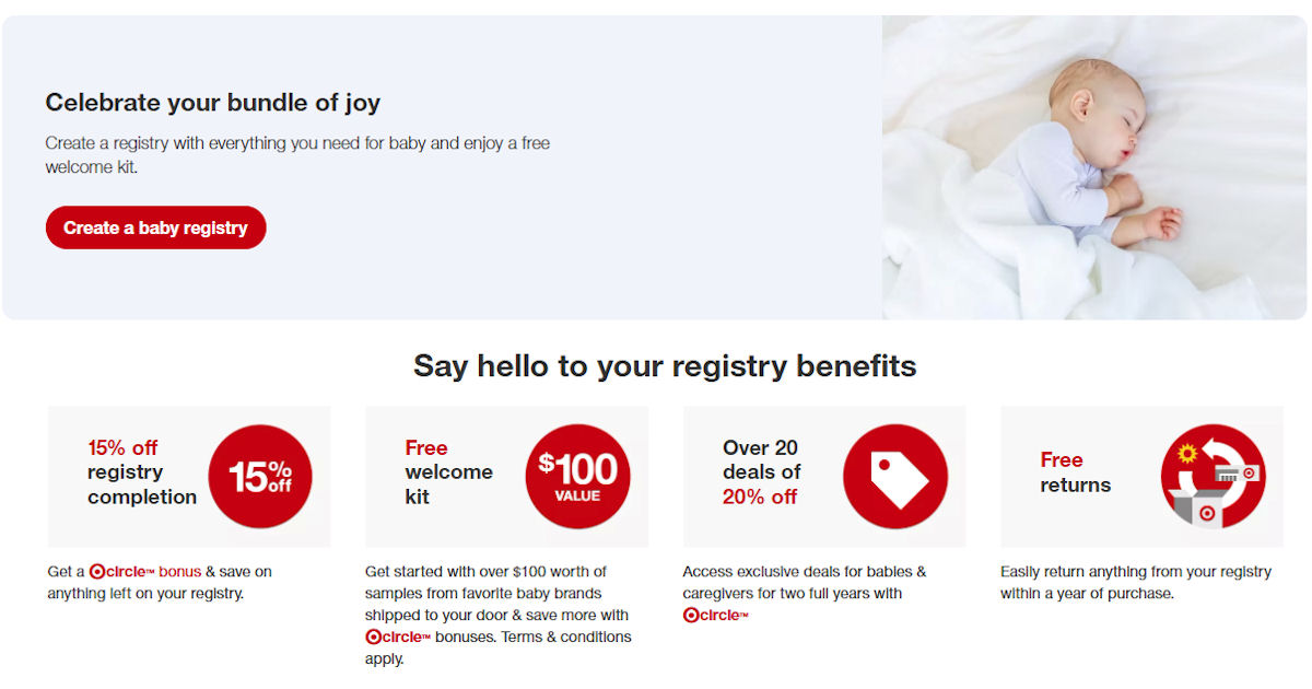 Target Baby Registry