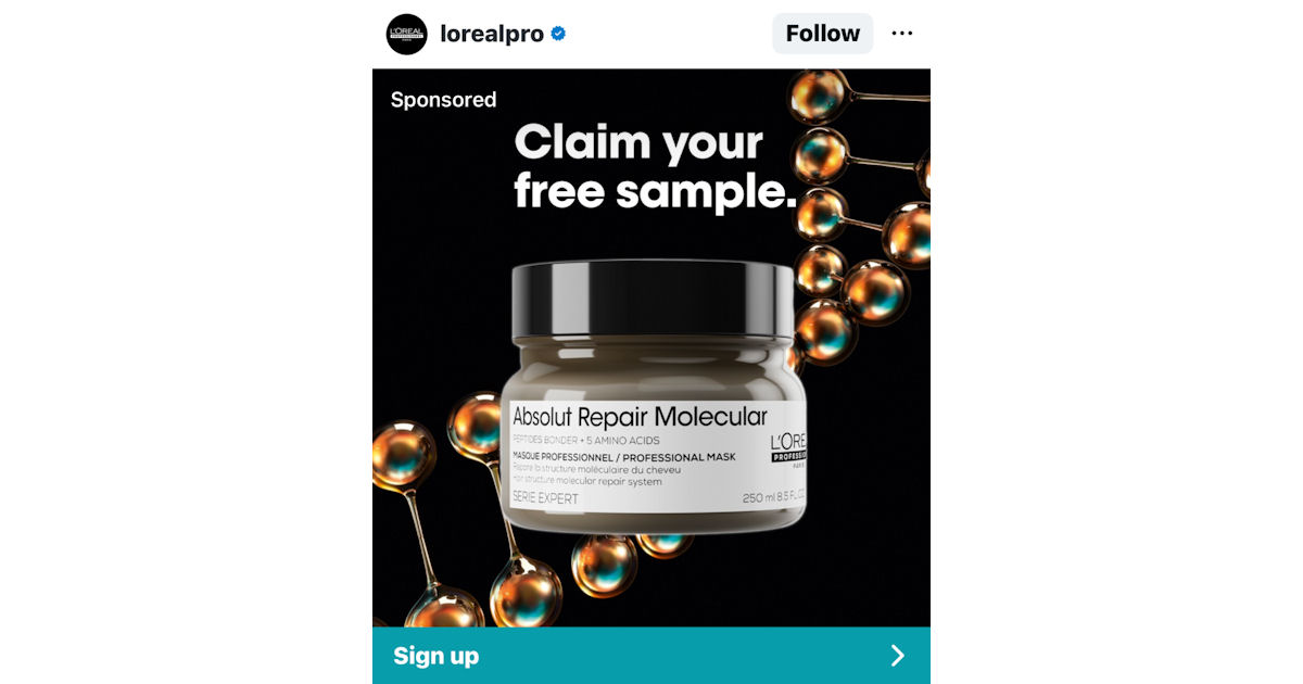 Loreal Absolut Repair Molecular Mask