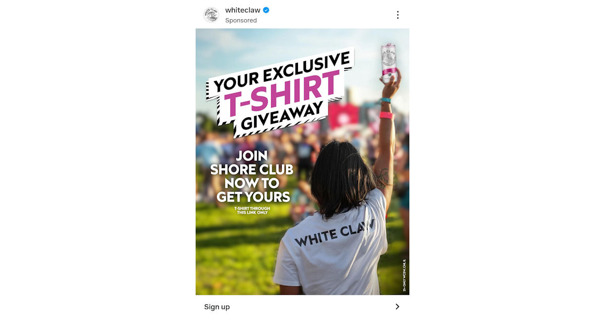 White Claw T-Shirt