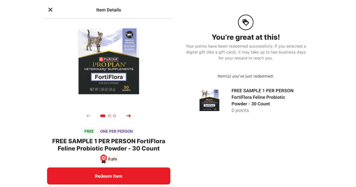 Purina Pro Plan FortiFlora Cat