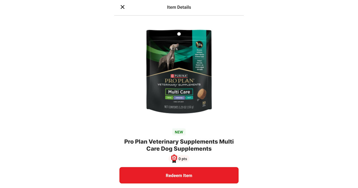 Purina Pro Plan Veterinary Multi Care Dog Supplements