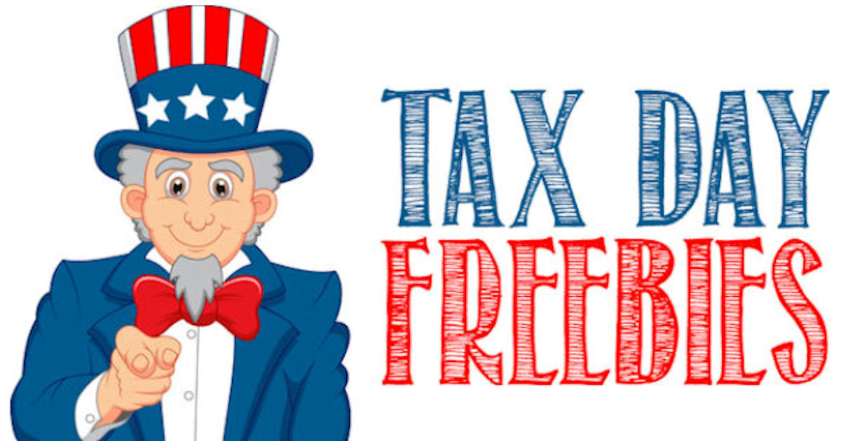 Tax Day Freebies RoundUp