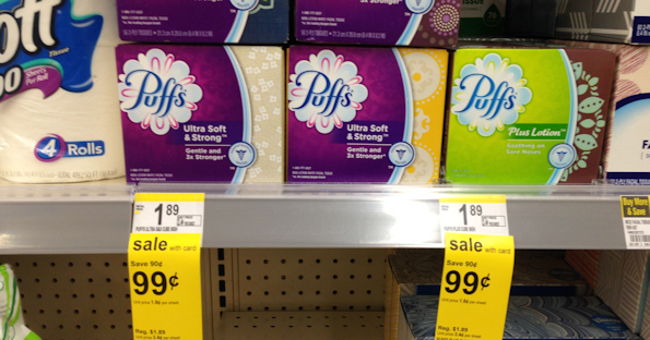 Puffs Facial Tissues at Walgreens for $0.74 Every single - Printable photograph regarding Puffs Coupons Printable called Puffs Facial Tissues at Walgreens for $0.74 Just about every - Printable