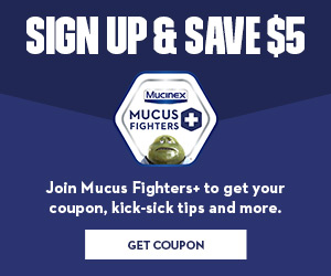 Save $5 on Mucinex Products